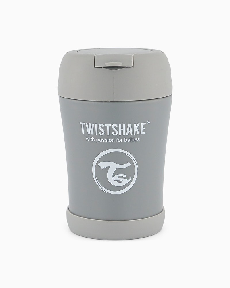 TWISTSHAKE TERMO FOOD 350ML PASTEL GRIS