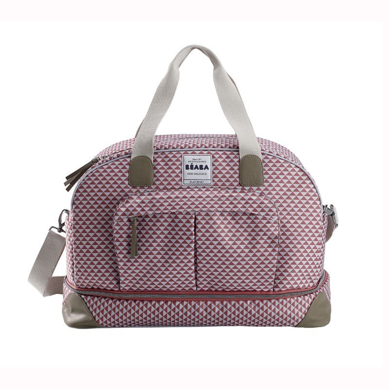 BOLSO AMSTERDAM II PLAY PRINT MARSALA