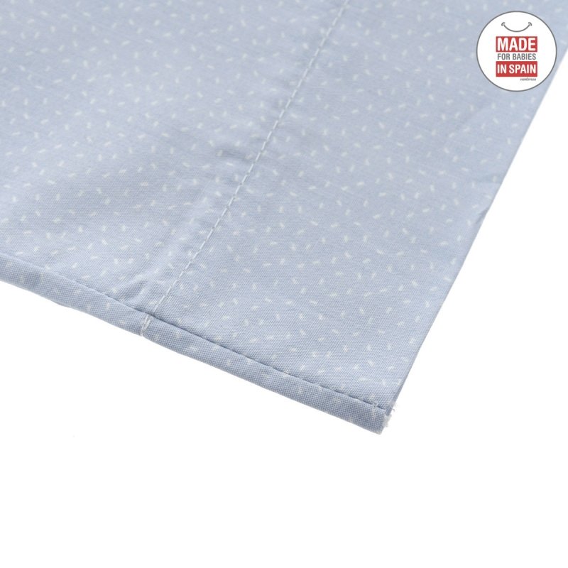 SABANA CUNA 3 PCS (CUNA 60) 100X165 CM SKY CELESTE
