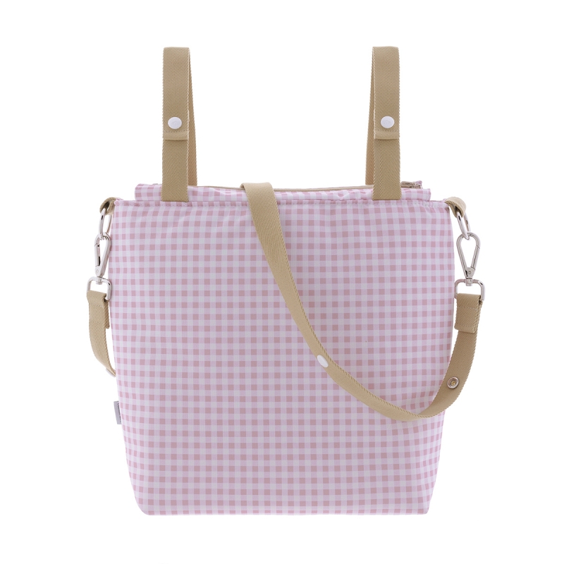 BOLSO TALEGA VICHY ROSA