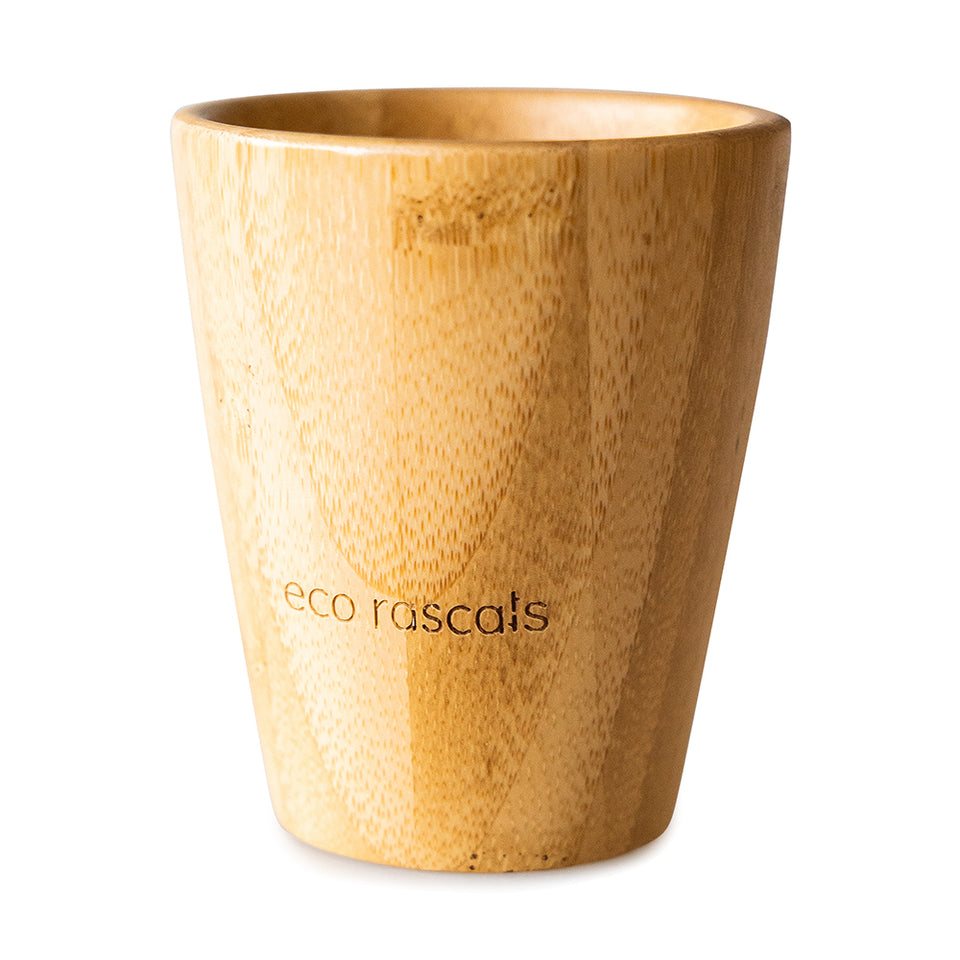 VASO BAMBOO 240ML ROSA ECO RASCALS PAJITA