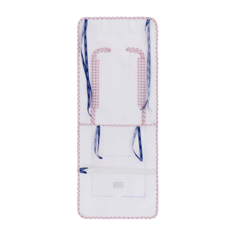 COLCHONETA SILLA UNIVERSAL VICHY ROSA 35X85X1 CM