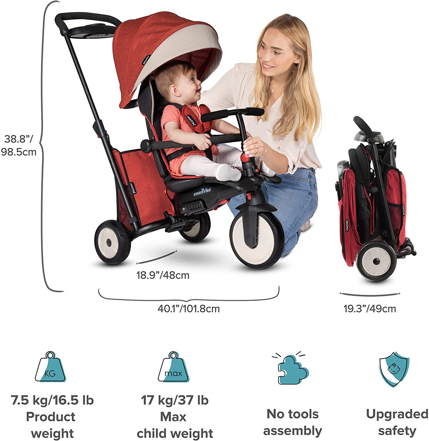 SMARTRIKE STR 5 MELANGE RED