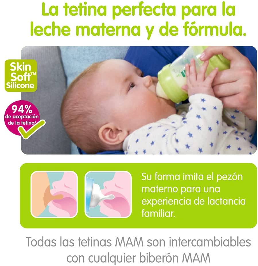 MAM BIBERON ANTI COLIC 320ML ROSA