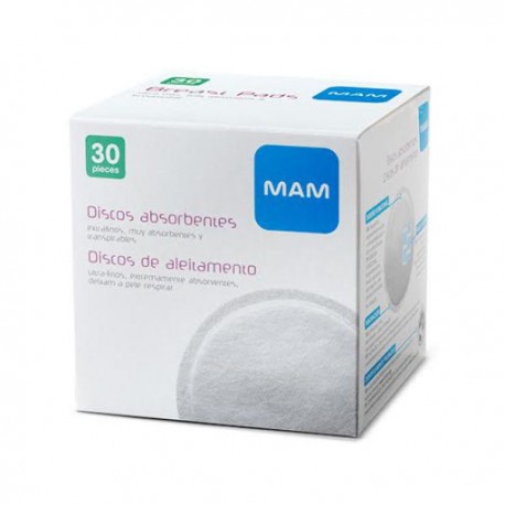 MAM DISCOS ABSORBENTES 30 UNDS