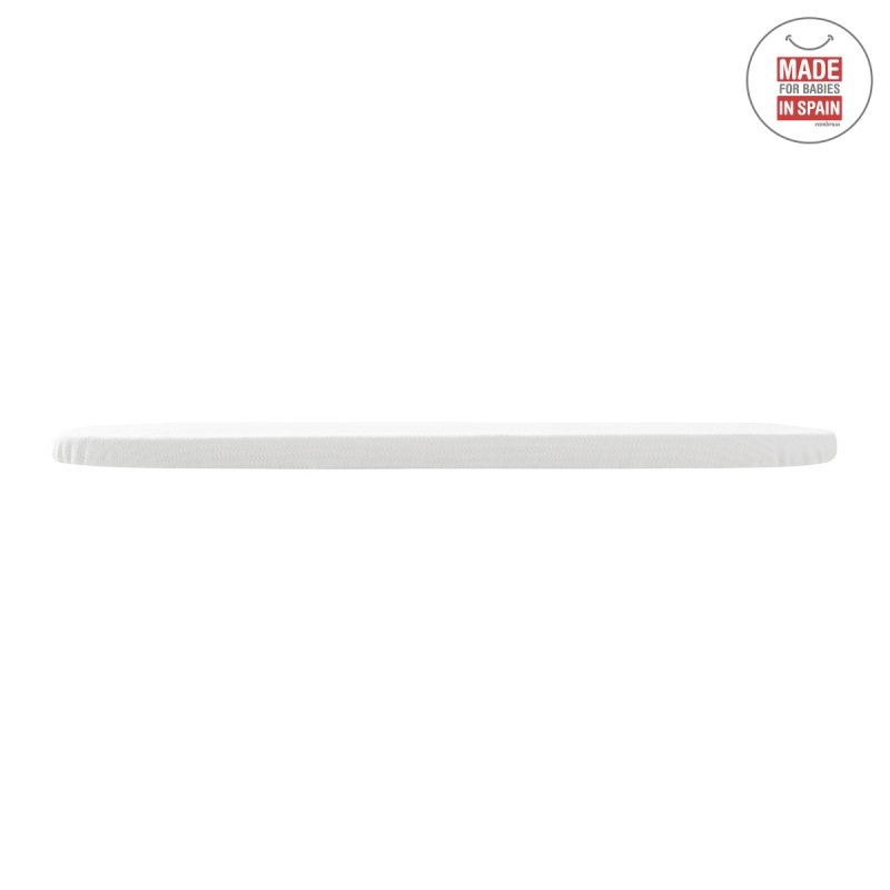 COLCHON DE CAPAZO OVALADO premium LISO 35.5X79.5X2.5CM BLANCO