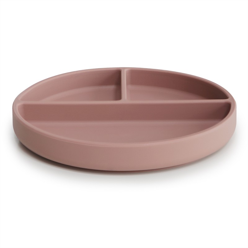 Plato Ventosa-Compartimentos SOLID Blush