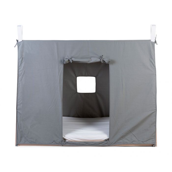 FUNDA PARA CAMA TIPI 140X70 GRIS