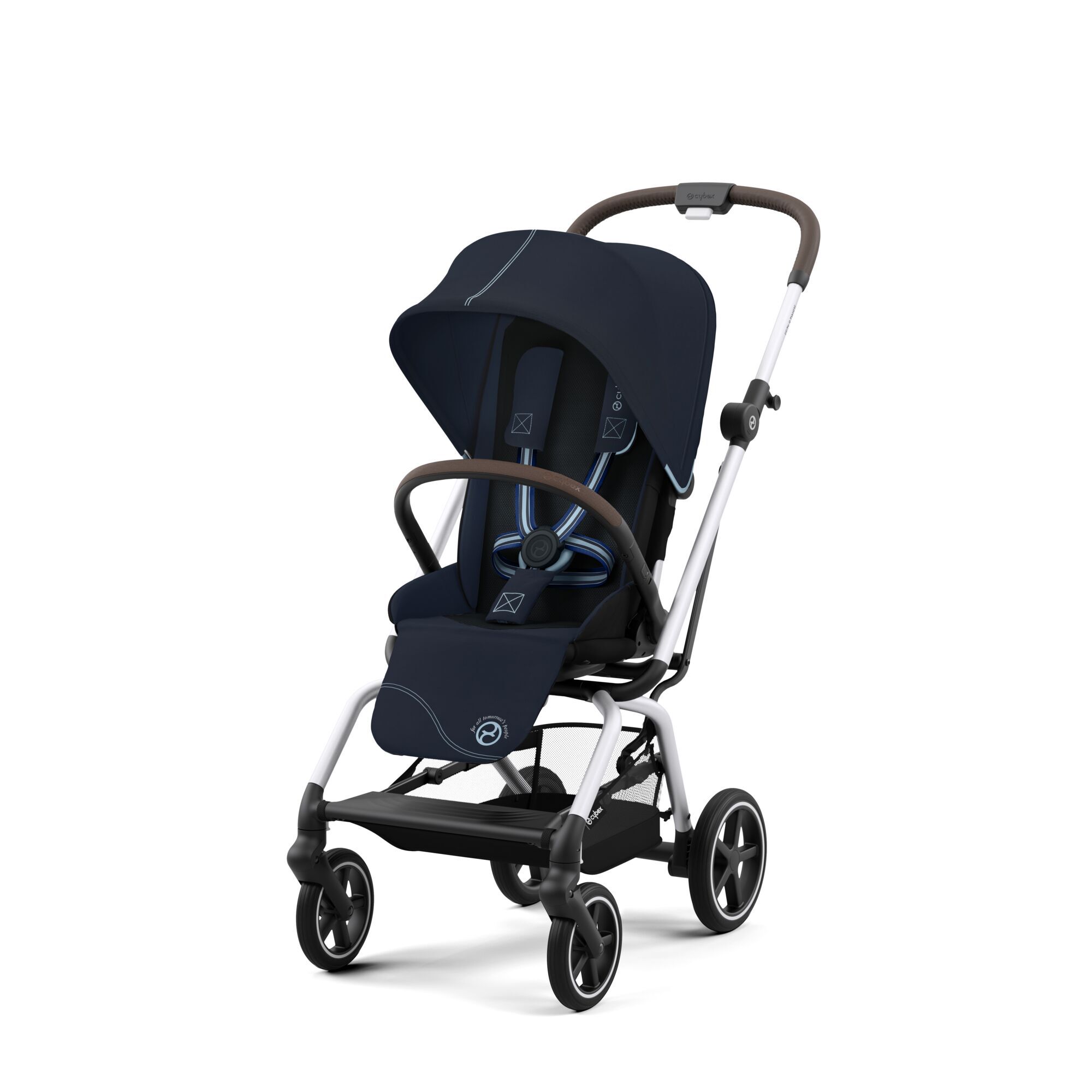 CYBEX EEZY S TWIST+2 silver OCEAN BLUE