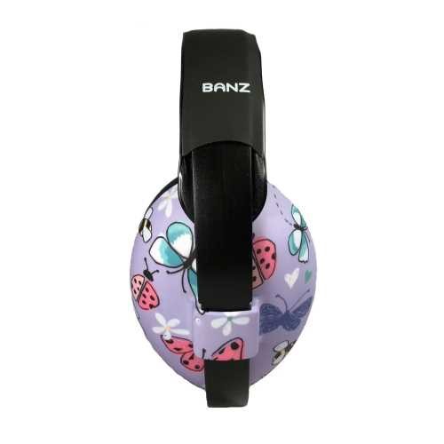 AURICULARES ANTIRUIDO BANZ BABY 0-3 AÑOS MARIPOSAS