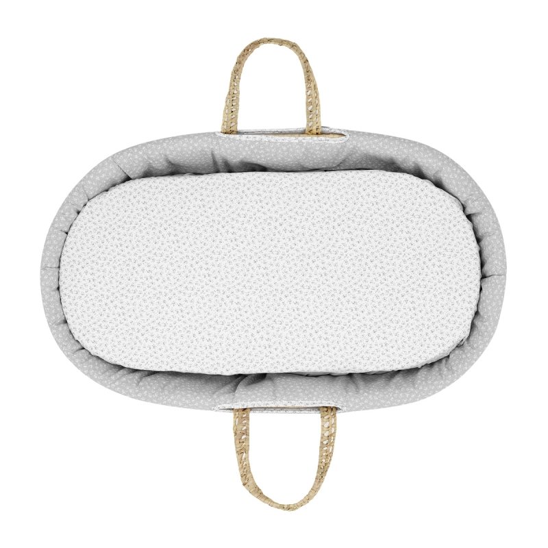 SABANA BAJERA CAPAZO PACK 2 UNDS LIBERTY GRIS