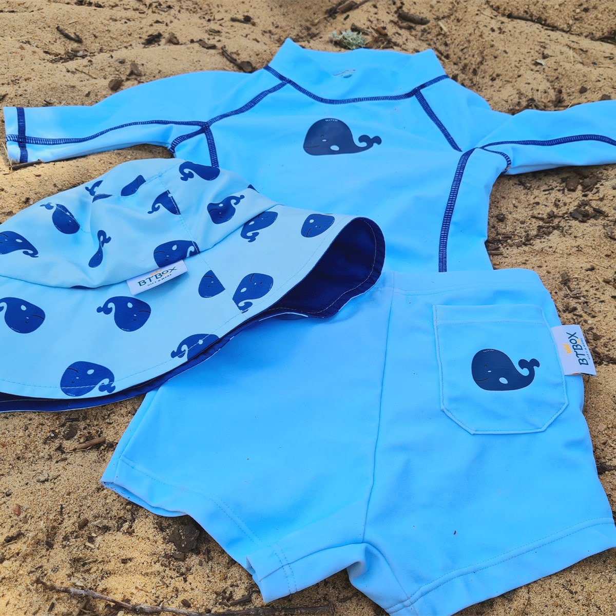 BOXER BTBOX UPF 50+ BALLENAS 6-12 MESES