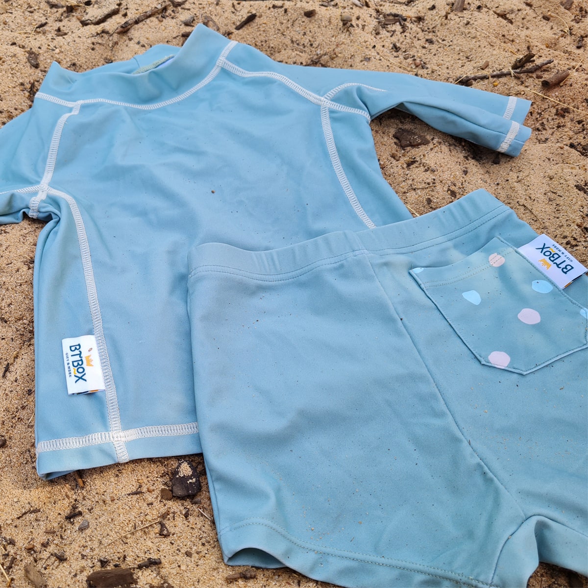 BOXER BTBOX UPF 50+ LUNARES VERDE 4-5 AÑOS