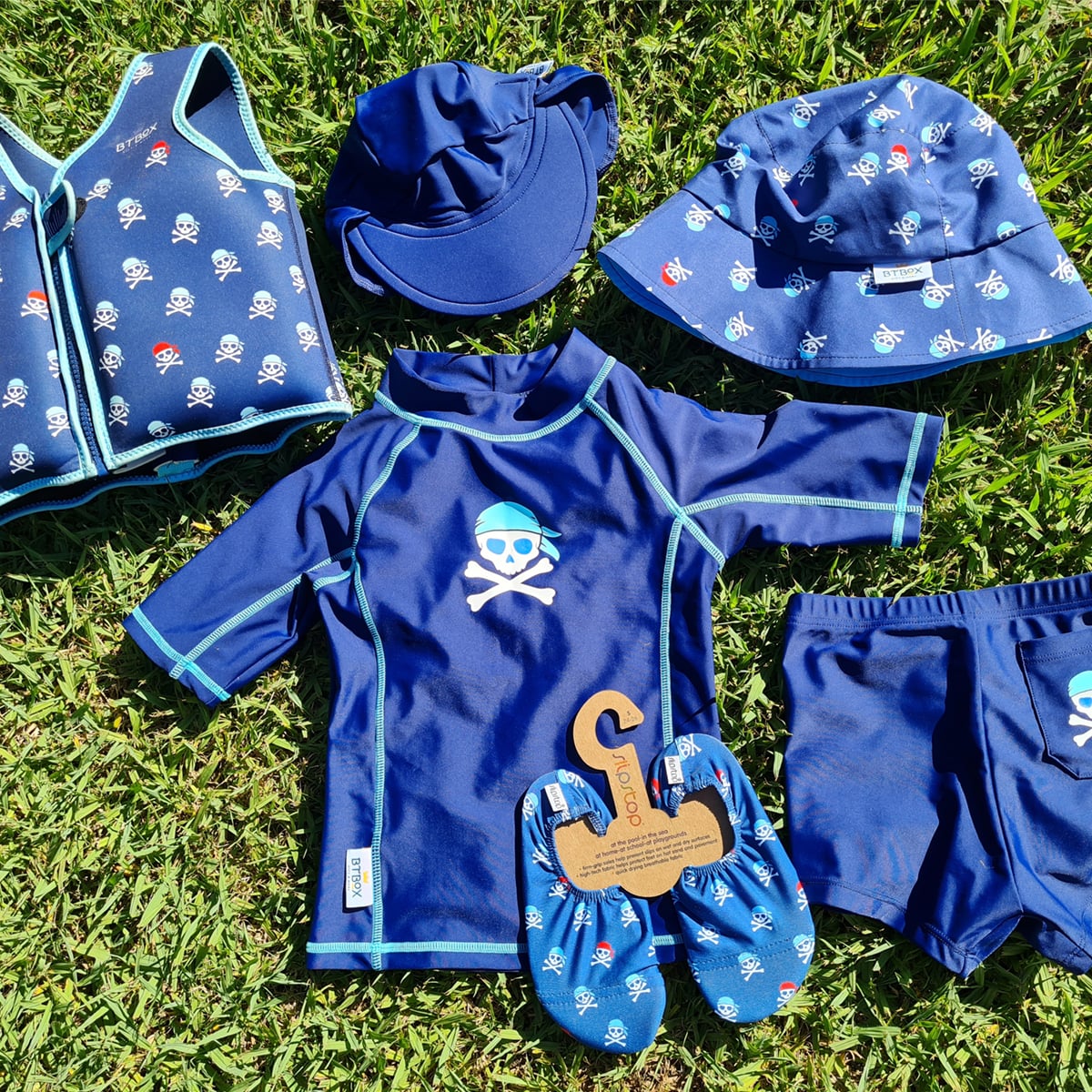 CAMISETA BTBOX UPF 50+ M/L PIRATAS 2-3 AÑOS