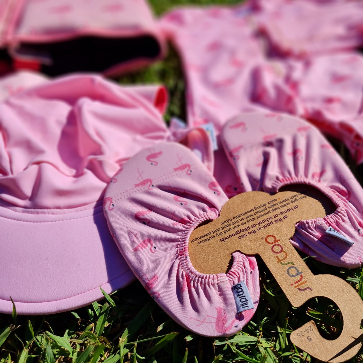 GORRA DE BAÑO BTBOX UPF 50+ FLAMINGOS-TALLA L / 54-64 CM
