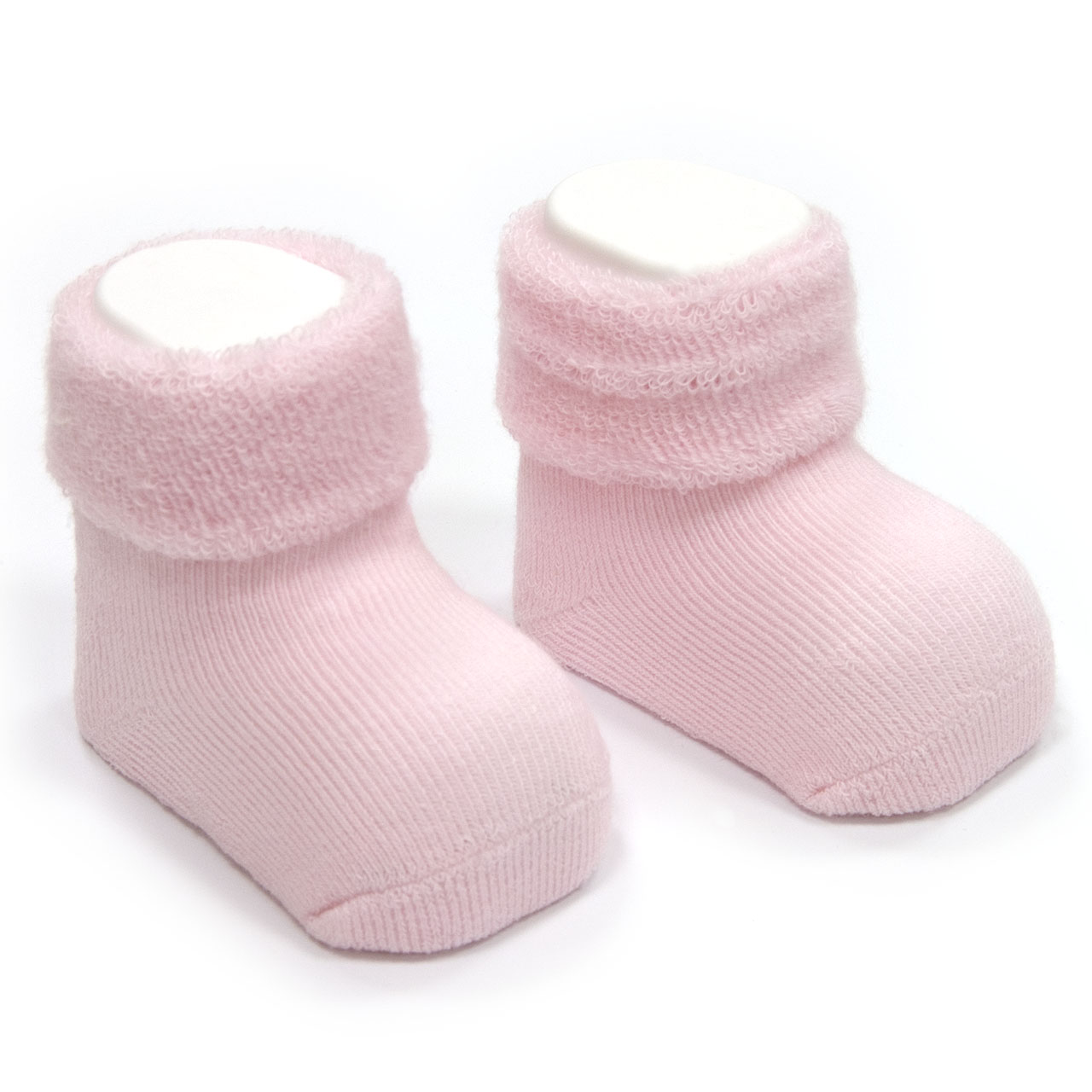 CALCETINES BEBE LISO ROSA T.0 (15-16)