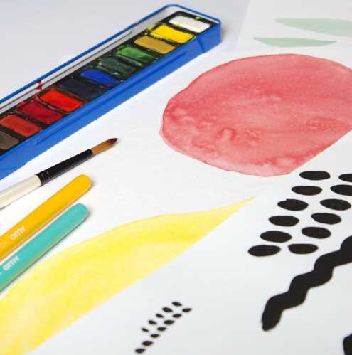 OMY PALETA DE ACUARELAS 24 COLORES