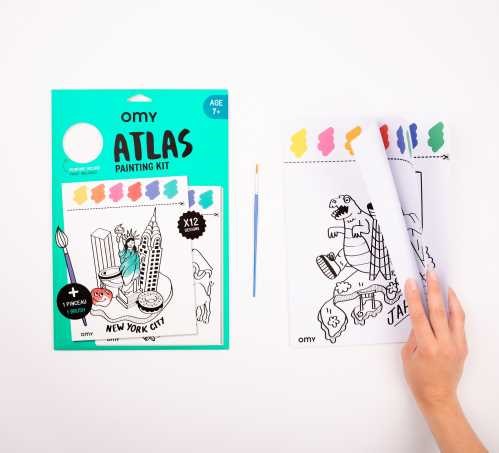 OMY KIT DE PINTURAS +7AÑOS ATLAS