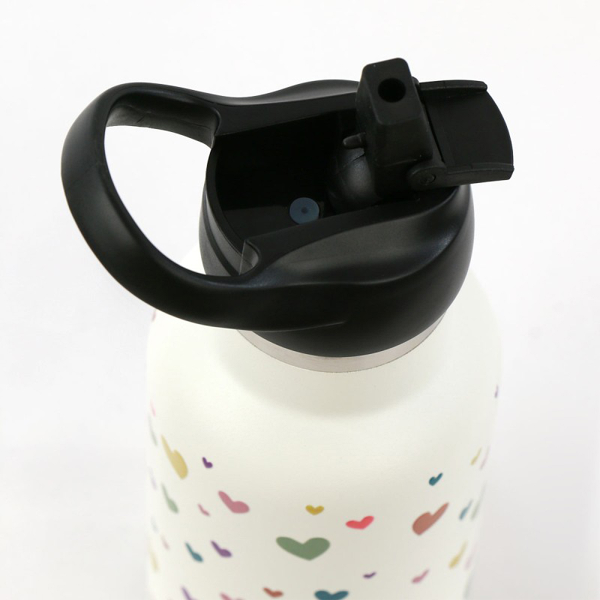 BOTELLA TERMICA RUNBOTT 350ML +TAPON SPORT CORAZONES NATA