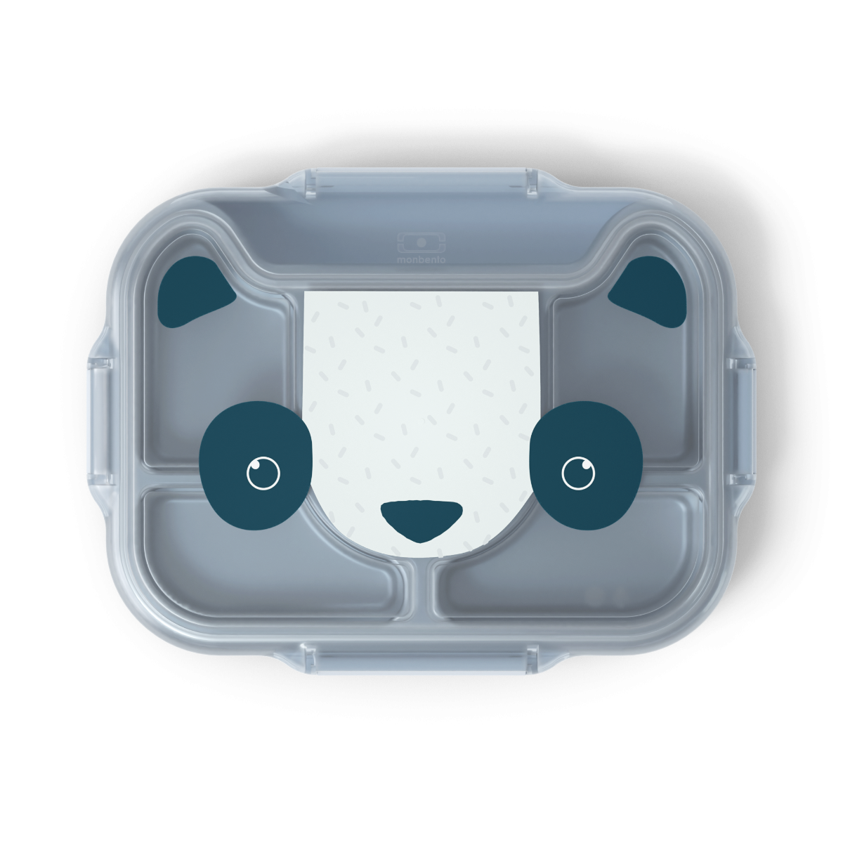 PLATO MB WONDER INOX C/COMPARTIMENTOS AZUL PANDA