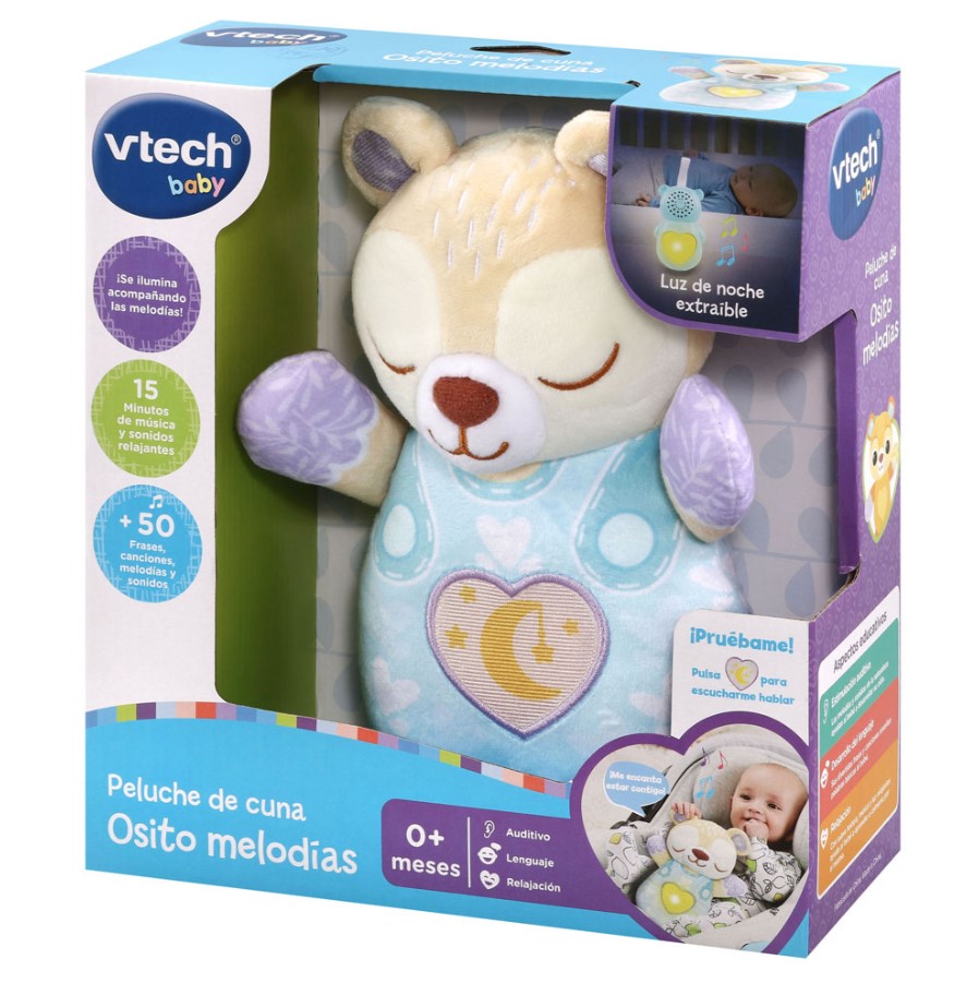 PELUCHE DE CUNA OSITO MELODIAS