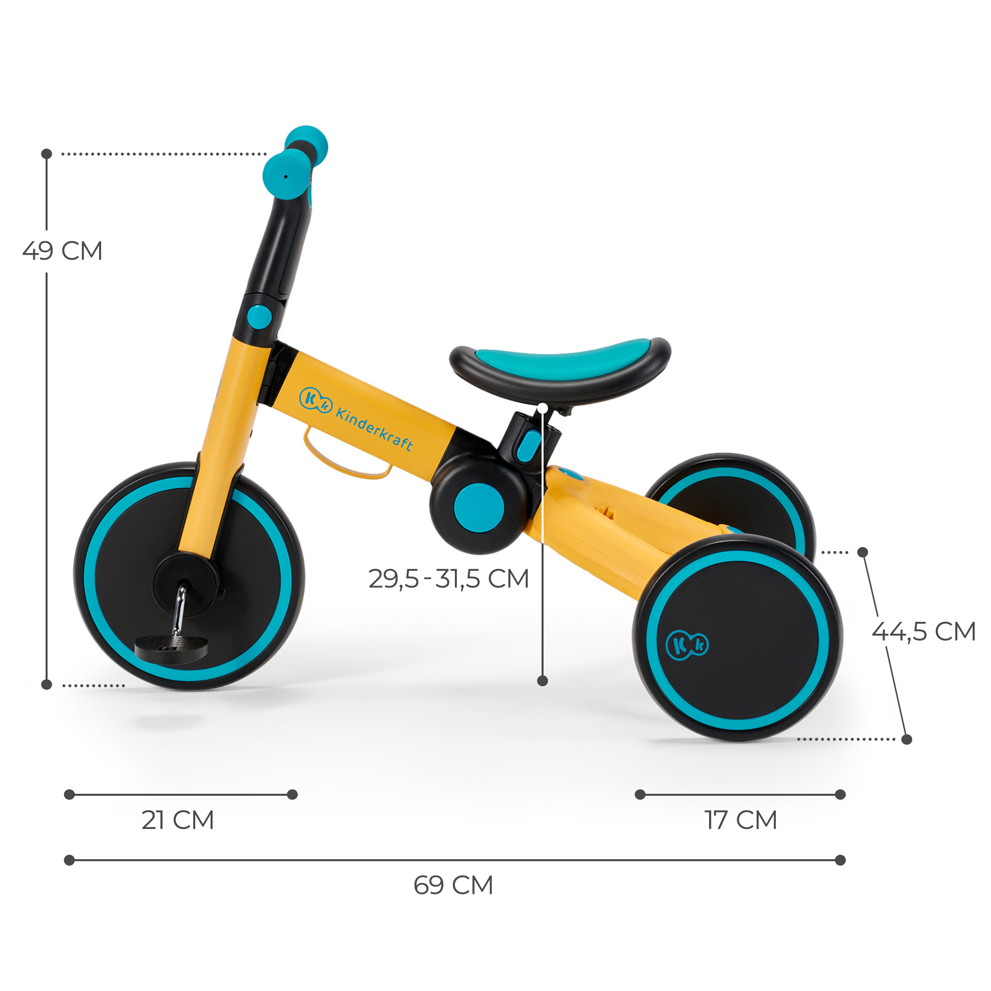 TRICICLO 4TRIKE PRIMROSE YELLOW (copia)