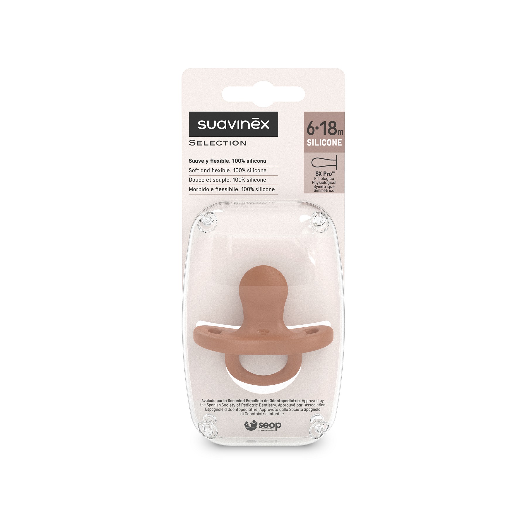 CHUPETE TODOSILICONA TODOSIL FIS 6/18M SX PRO TEJA I3