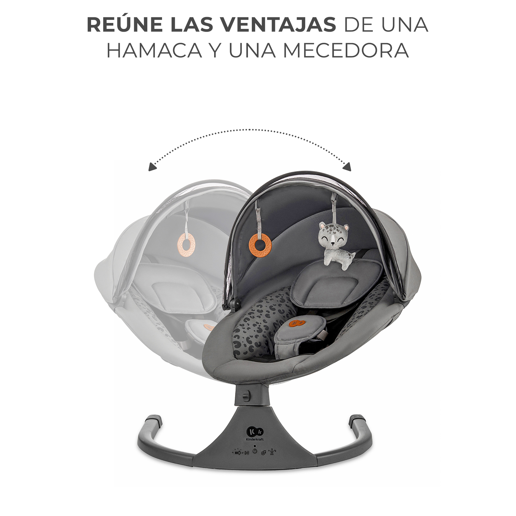 HAMACA COLUMPIO LUMI 2 GRIS OSCURO