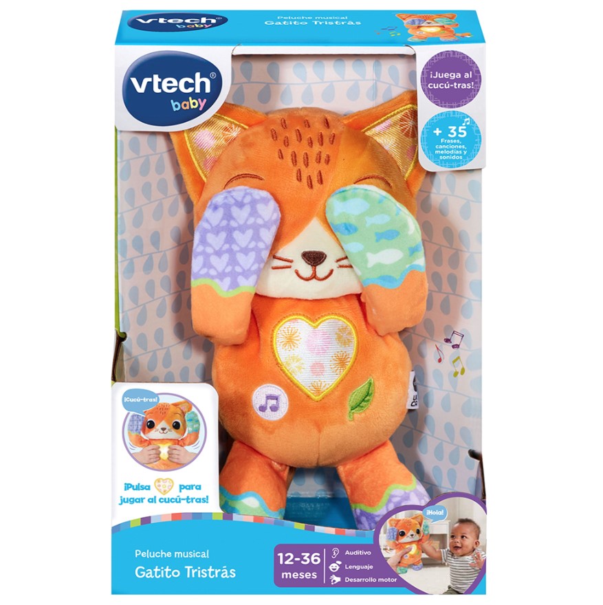 PELUCHE MUSICAL GATITO TRISTRÁS
