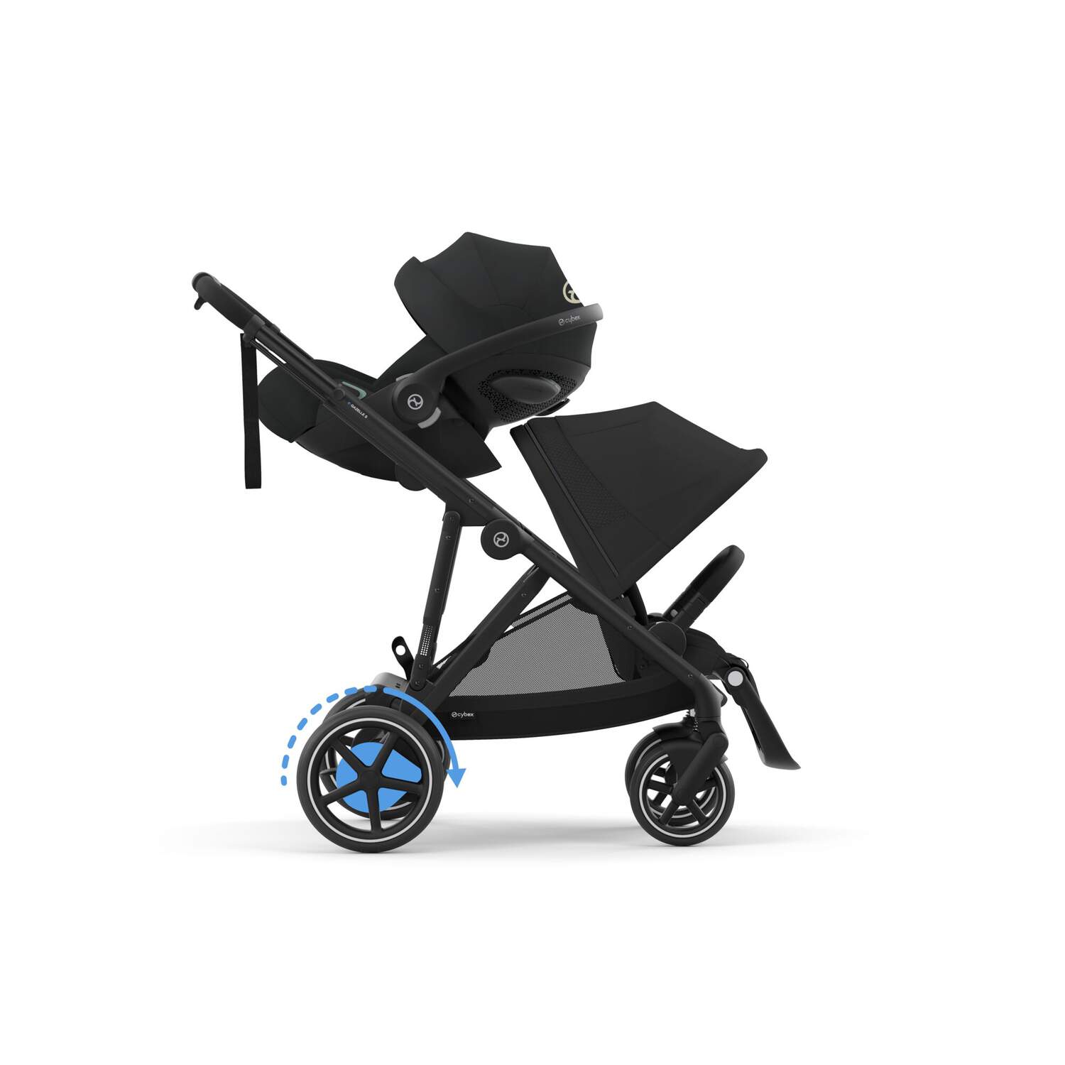 CYBEX eGAZELLE Black Moon Black