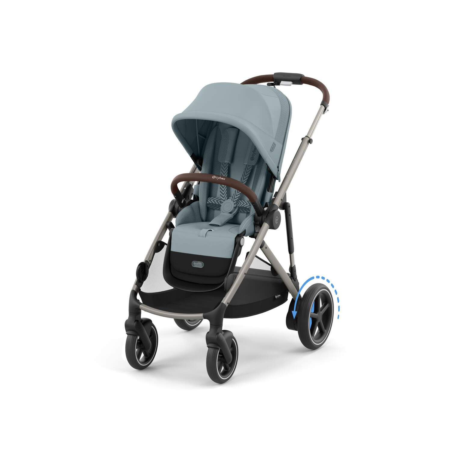 CYBEX eGAZELLE Taupe Sky Blue
