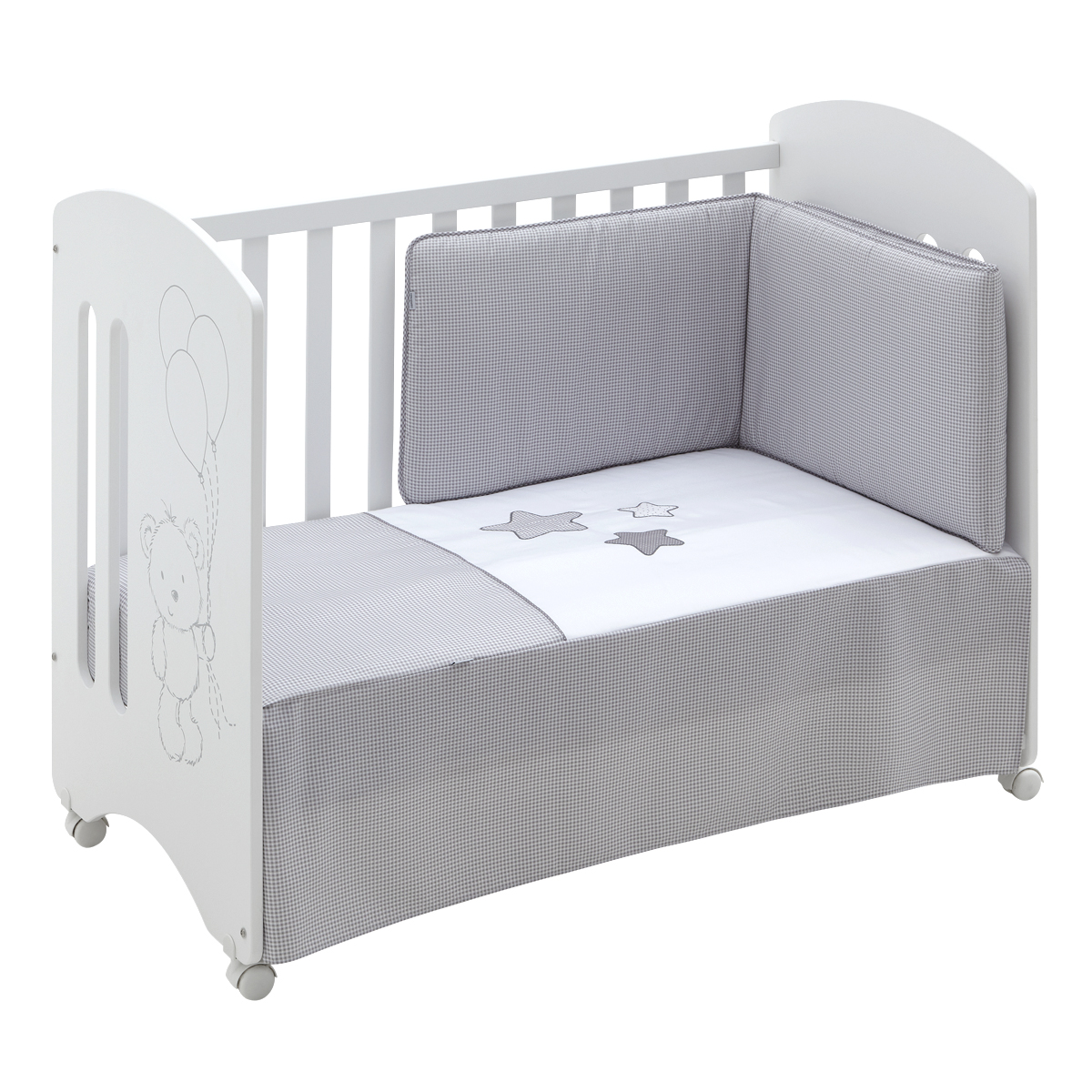 COLCHA+PROTECTOR CUNA 60 NIGHT CELESTE