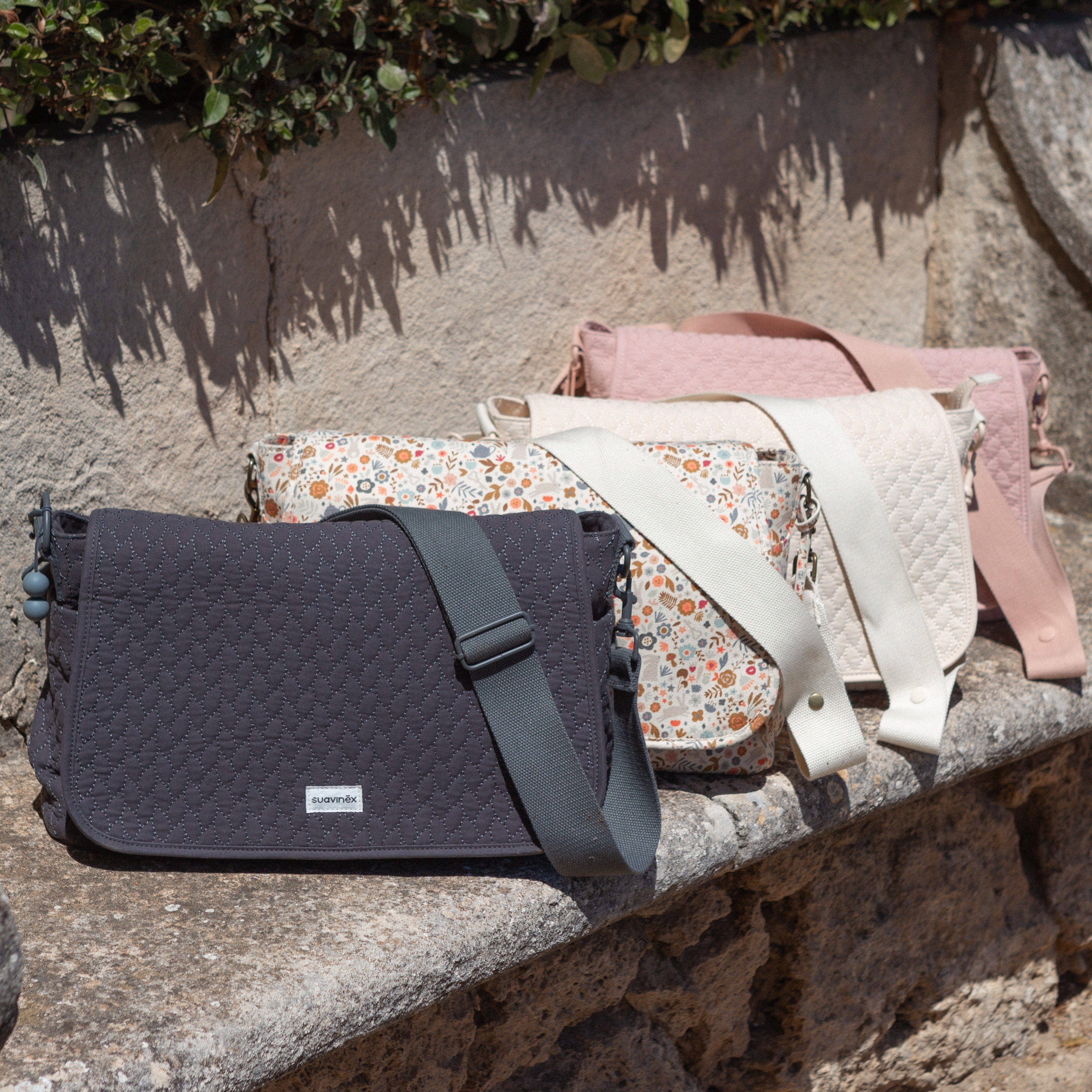 BOLSO MATERNIDAD BANDOLERA WONDERLAND GRIS