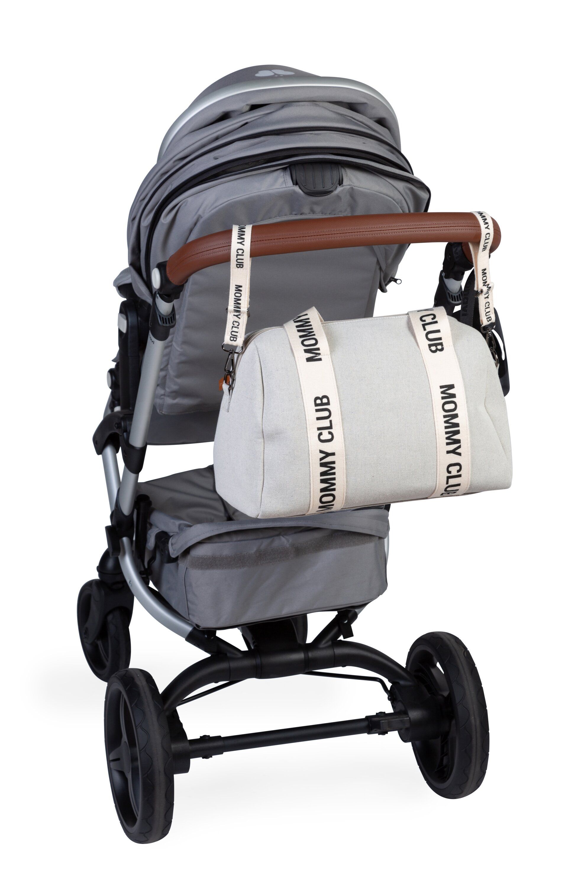 BOLSO MOMMY CLUB SIGNATURE CANVAS BLANCO ROTO