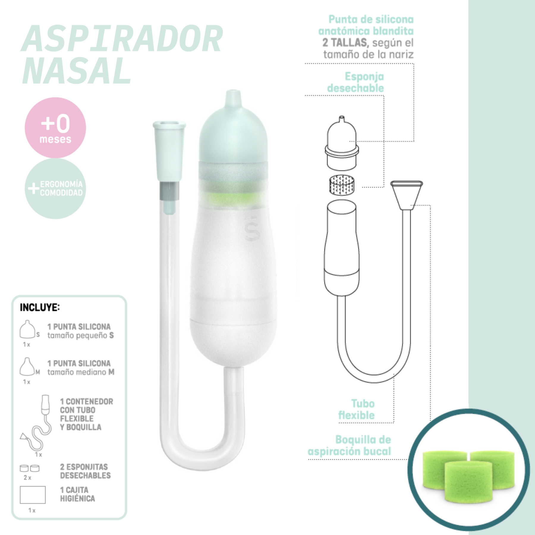 ASPIRADOR NASAL ANATÓMICO
