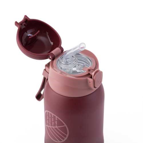 BOTELLA INOX ECO RASCALS 480 ml BURDEOS