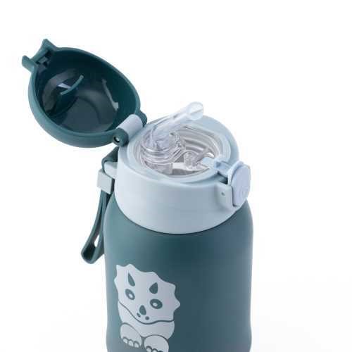 BOTELLA INOX ECO RASCALS 480 ml DINOS TEAL