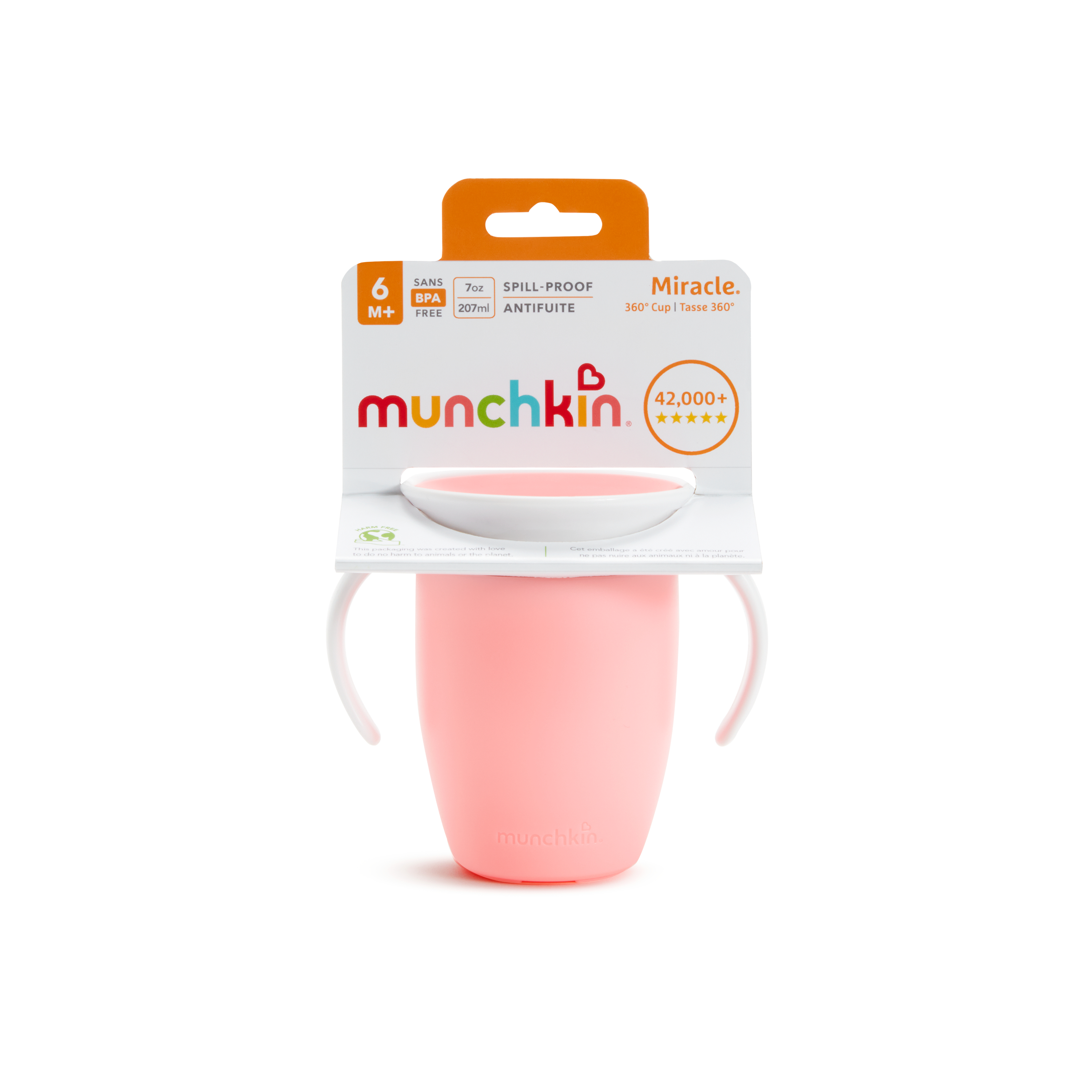 MUNCHKIN Miracle 360º - Taza antigoteo  con asas 200ml