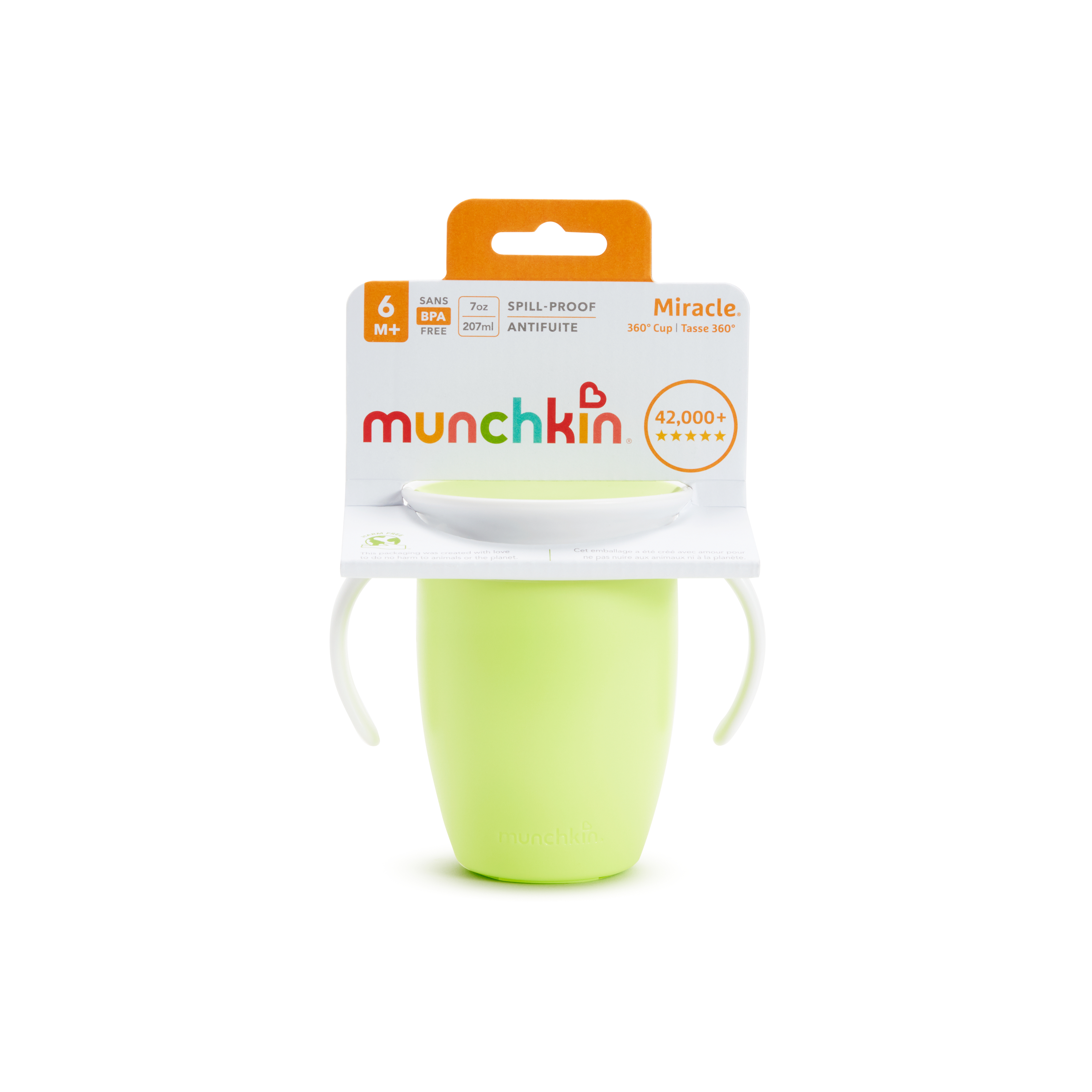MUNCHKIN Miracle 360º - Taza antigoteo  con asas 200ml