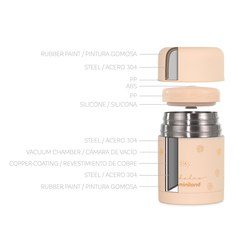 TERMO SOLIDOS 600ML DOLCE VANILLA