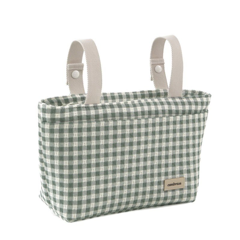 BOLSO ORGANIZADOR VICHY VERDE 13X38X20 CM