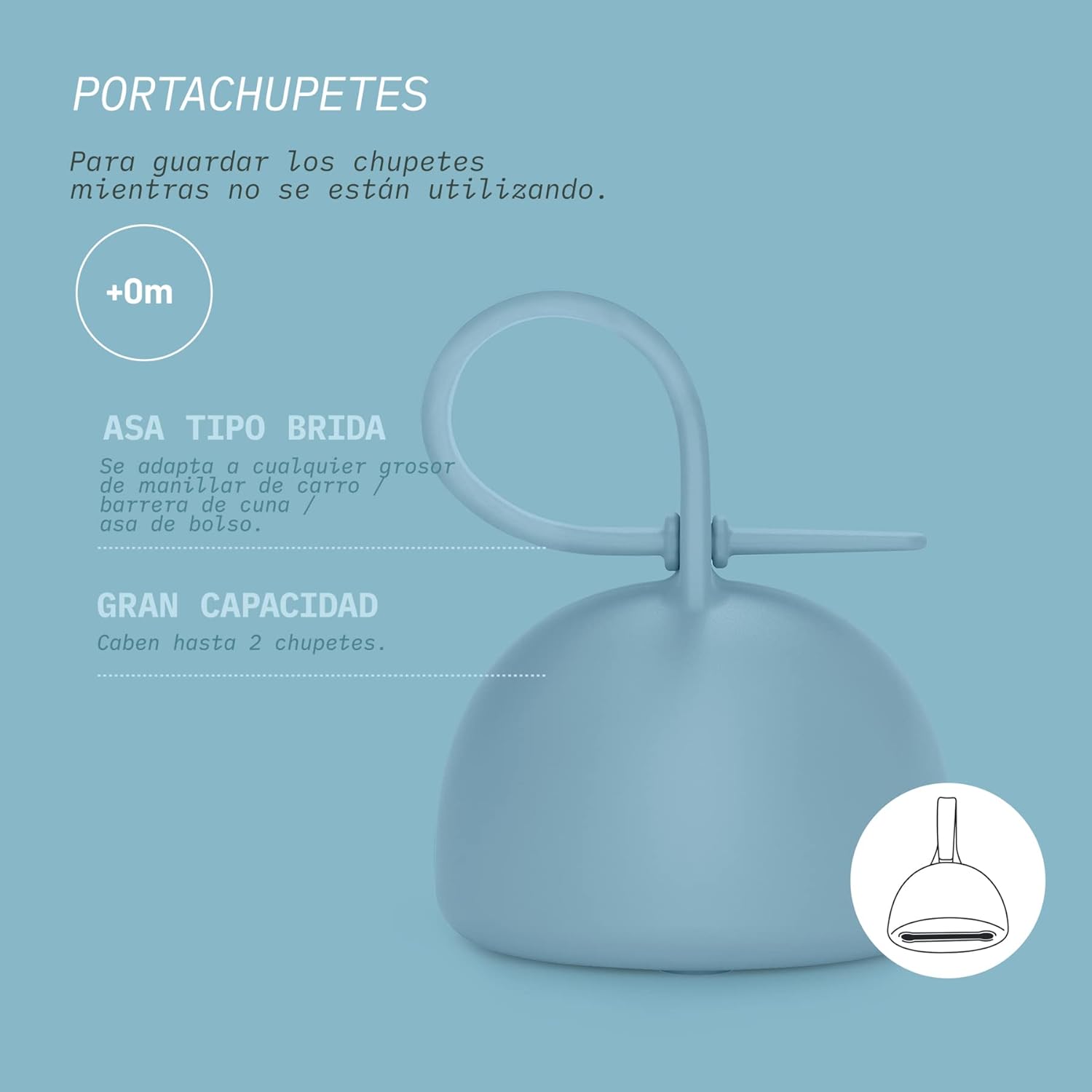 PORTACHUPETES SILICONA ROSA SOFT