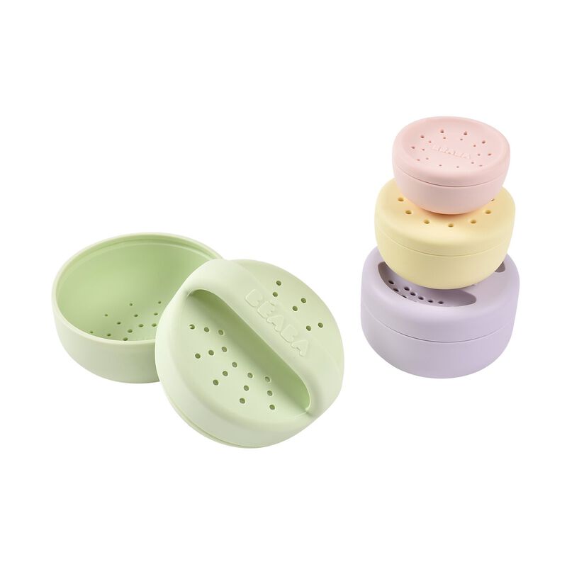 JUEGOS DE BAÑO SILICONA 4 PZAS