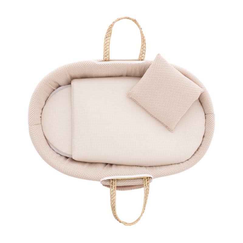 CAPAZO ACOLCHADO BEBE MIO CUCO TOPEKA TOPOS/BEIGE +PATAS NATURAL