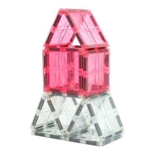 CLEVERCLIXX PACK GLITTER BLANCO &amp; ROSA 16 piezas
