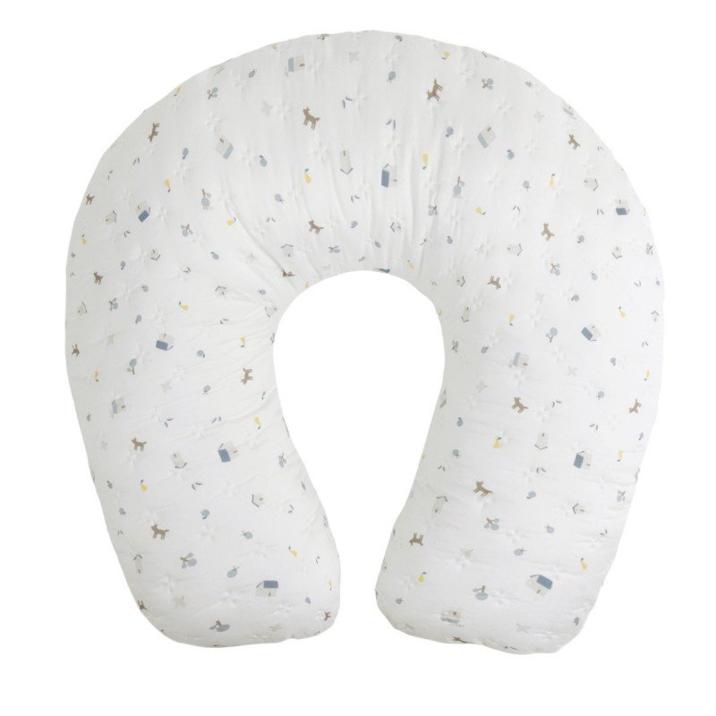 ALMOHADA DE LACTANCIA PEQ. HOUSE AZUL