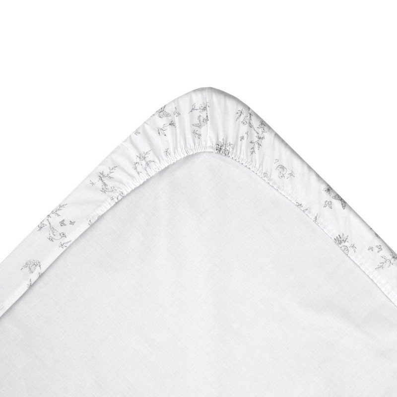 SABANA BAJERA CUNA 60 PACK 2 UNDS MERLO CRUDO