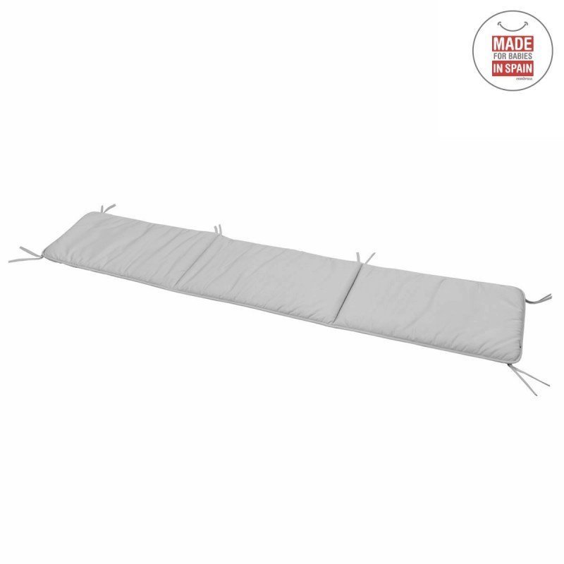 PROTECTOR DE CUNA 60 LISO GRIS