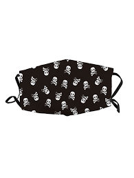 MASCARILLA FULI SKULL NEGRO TALLA S