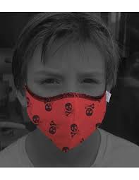 MASCARILLA FULI SKULL ROJO TALLA L